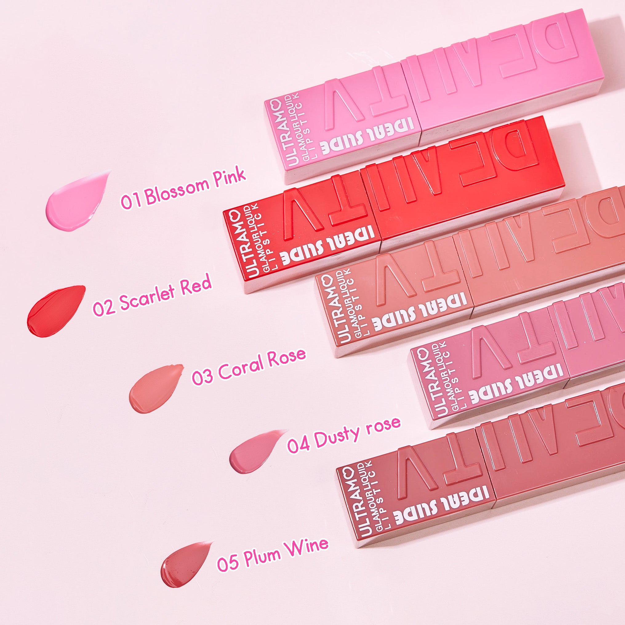 ULTRAMO Labial Líquido Glamuroso WQ007 - Imagen 8